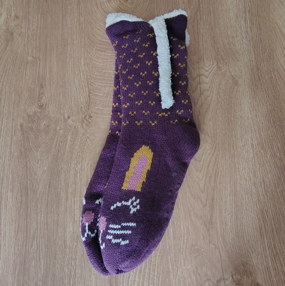 Cozy Thick & Fluffy Purple Bunny Socks